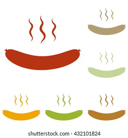 Sausage simple sign