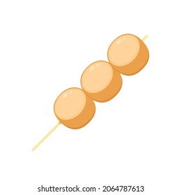 Sausage slice cartoon vector. Sausage stick.