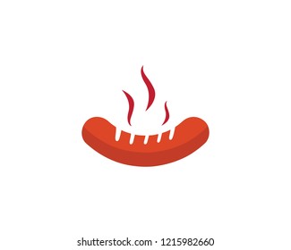 Sausage symbol illustration