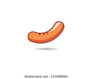 Sausage symbol illustration
