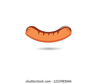 Sausage symbol illustration