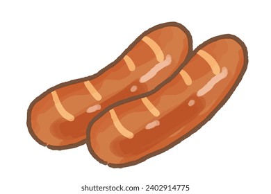 Sausage that can be added to lunch boxes or used for barbecues.