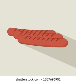 Arte vectorial y gráficos de salchicha 