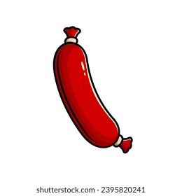 Sausage vector design on white background 