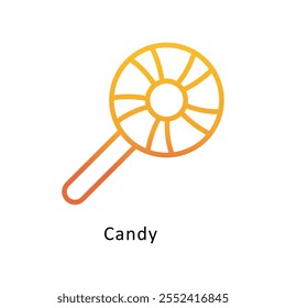 Sausage   Vector Gradient outline Icon. Eps10 File