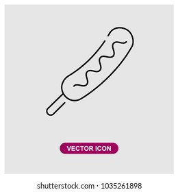 Sausage Vector Icon