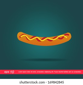 sausage vector icon
