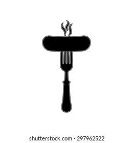 Sausage  - vector icon