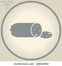 Sausage vector icon