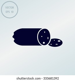Sausage vector icon