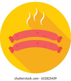 Sausage Vector Icon