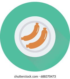 
Sausage Vector Icon

