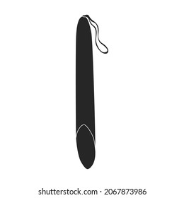 Sausage vector icon.Black vector icon isolated on white background sausage.