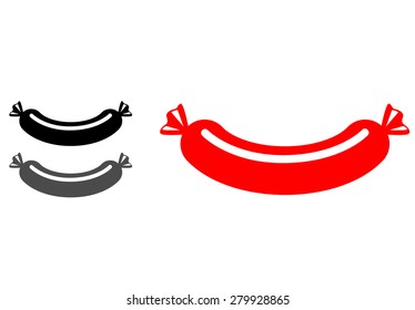 Sausage vector icons