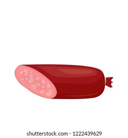 sausage, vector illustration