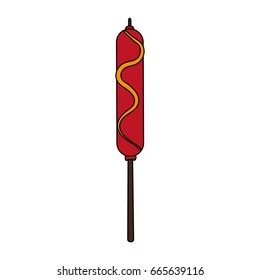 Sausage vector illustration