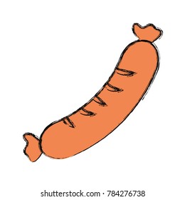 sausage  vector  illustration
