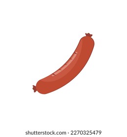 Sausage Vector Illustration Design. Street Food Logo Icon.