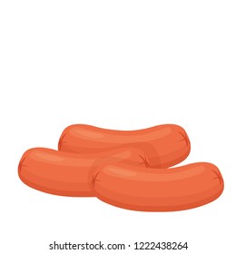 sausage, vector set