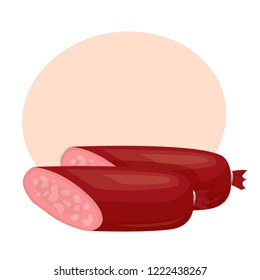sausage, vector set