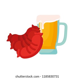 sausages and beer design