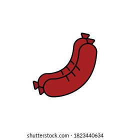 Sausages creative icon. Simple element illustration. sausages concept symbol design from food collection. Can be used for web and mobile.