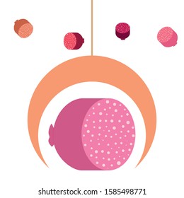 Sausages. Fresh meat products. Sausage icons. Vector background.
