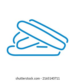 Sausages Icon. Editable Bold Outline With Color Fill Design. Vector Illustration.