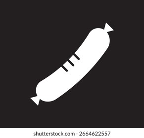 ícone de salsichas fino plano contorno estilo vetor sign.salami linha ícone vetor ilustração conjunto
