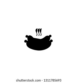 sausages icon vector