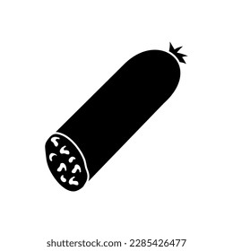 Sausages icon vector. Meat products illustration sign. BBQ symbol or logo.