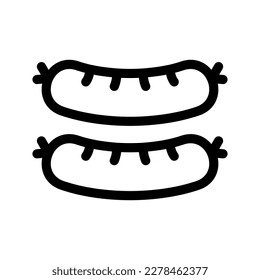 Sausages Icon Vector Symbol Design Illustration