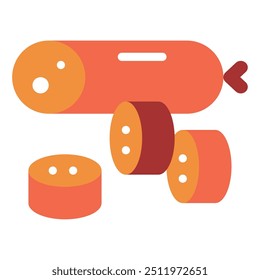 Sausages icon for web, app, infographic, etc