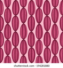Sausages seamless pattern in colors is hand drawn composition. Illustration is in eps8 vector mode, background on separate layer. 