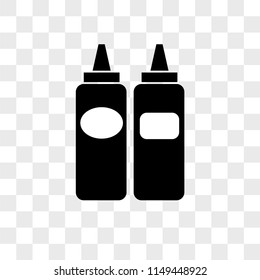 Sausages vector icon on transparent background, Sausages icon