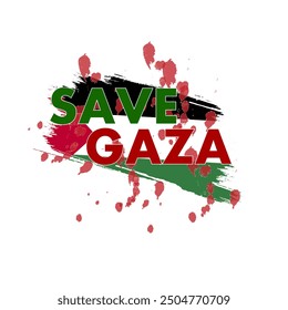 Sava Gaza premium vector design.