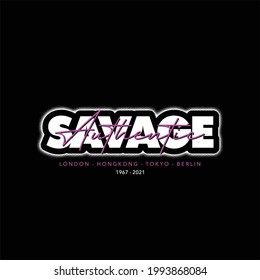 savage authentic london hongkong simple vintage fashion