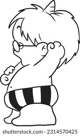 savage cartoon doodle kawaii anime coloring page cute illustration drawing character chibi manga comic