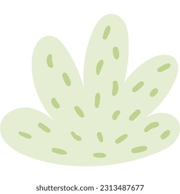 Sabana arbusto, arbusto ilustrado a mano. Diseño de estilo plano, vector aislado. Paisaje de sabana, planta de pastizales, flora, elemento botánico, creador de escenas