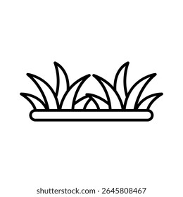 Savanna Lineart Icon for eco-friendly projects and web design elements
