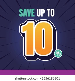 Save Up to 10% Discount Offer Banner