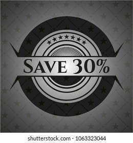 Save 30% black badge