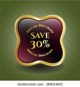30 % Gold-Button sparen