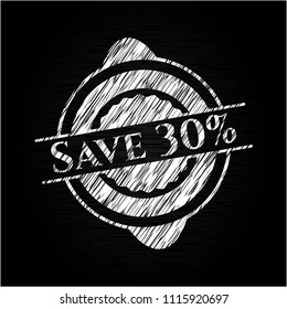 Save 30% on chalkboard