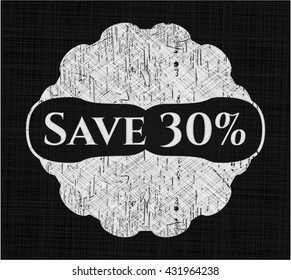 Save 30% on chalkboard