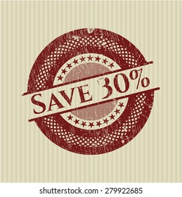 Sparen Sie 30 % Rotkautschuk-Stempel