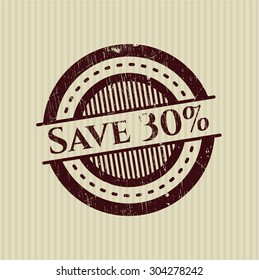 Save 30% rubber seal