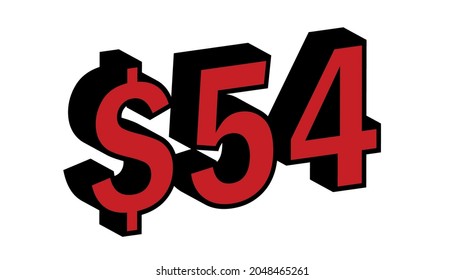 215 54 dollar Images, Stock Photos & Vectors | Shutterstock
