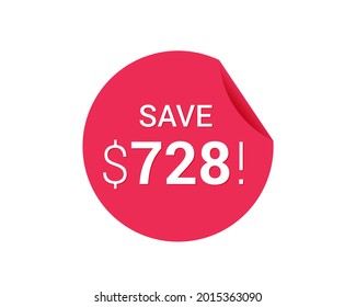Ahorra un sticker de $728