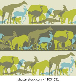 save  animal liberation -seamless  pattern brush and swath  included